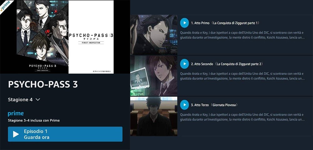 Psycho Pass 3 movie